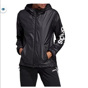 Adidas Women Linear Windbreaker Jacket